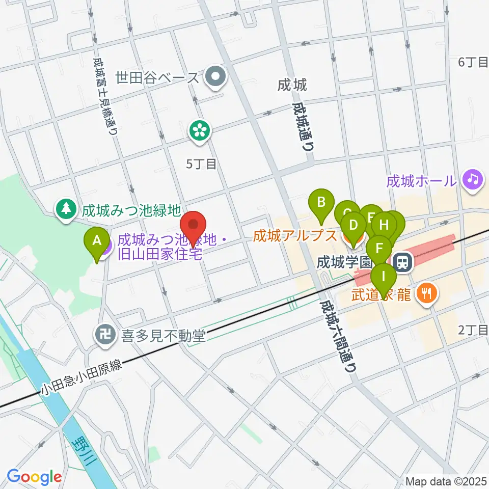 リトミック音楽教室 みんなのひろば周辺のカフェ一覧地図