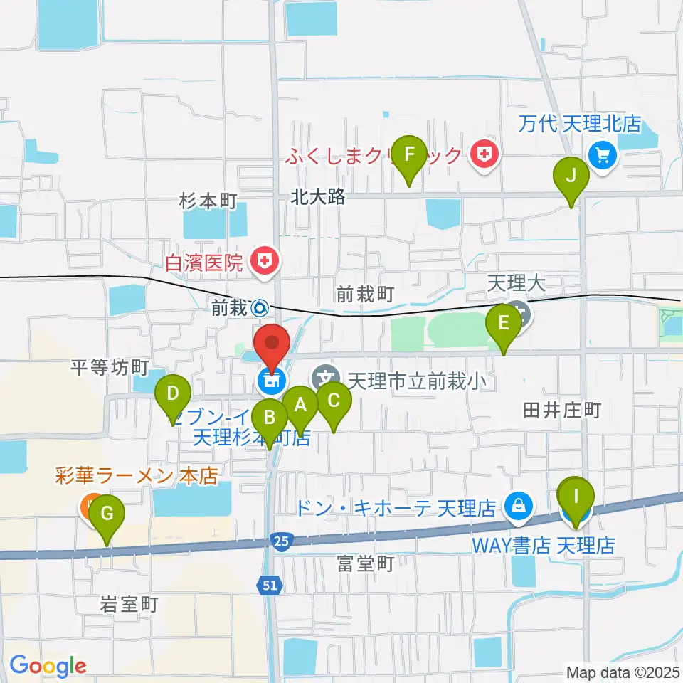 コウキ商事株式会社周辺のカフェ一覧地図