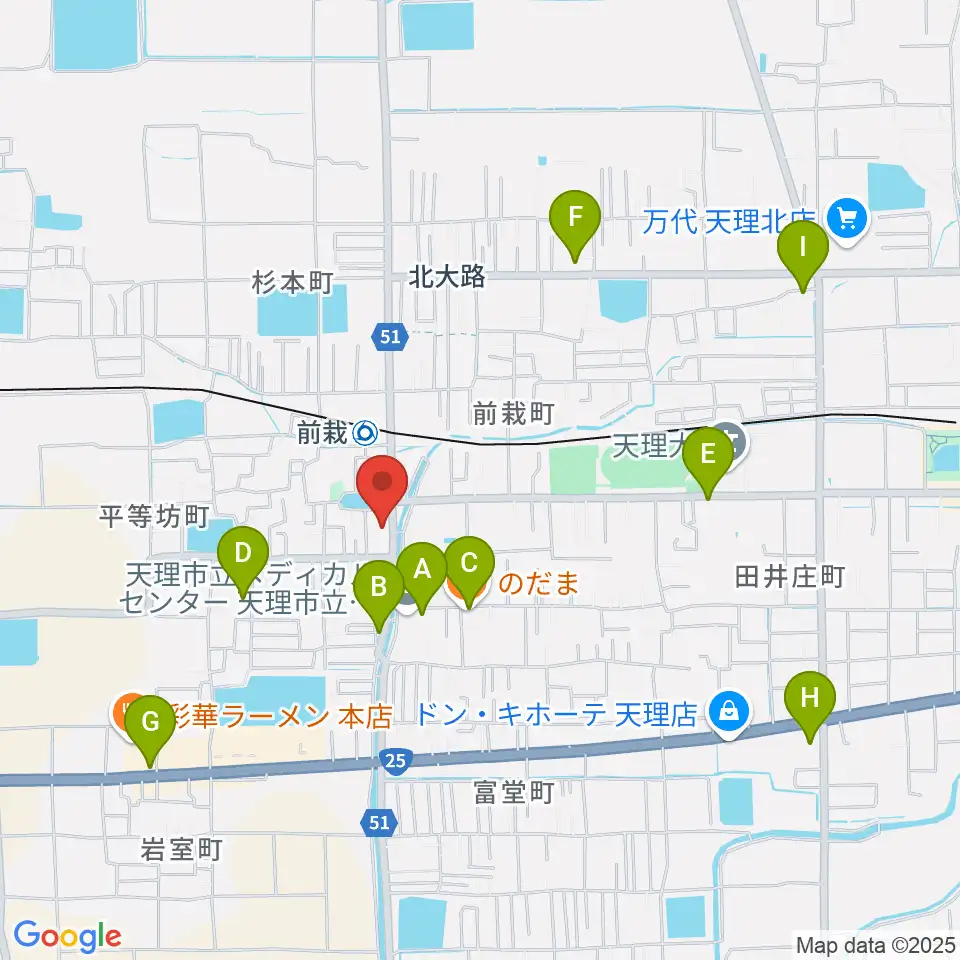 コウキ商事株式会社周辺のカフェ一覧地図