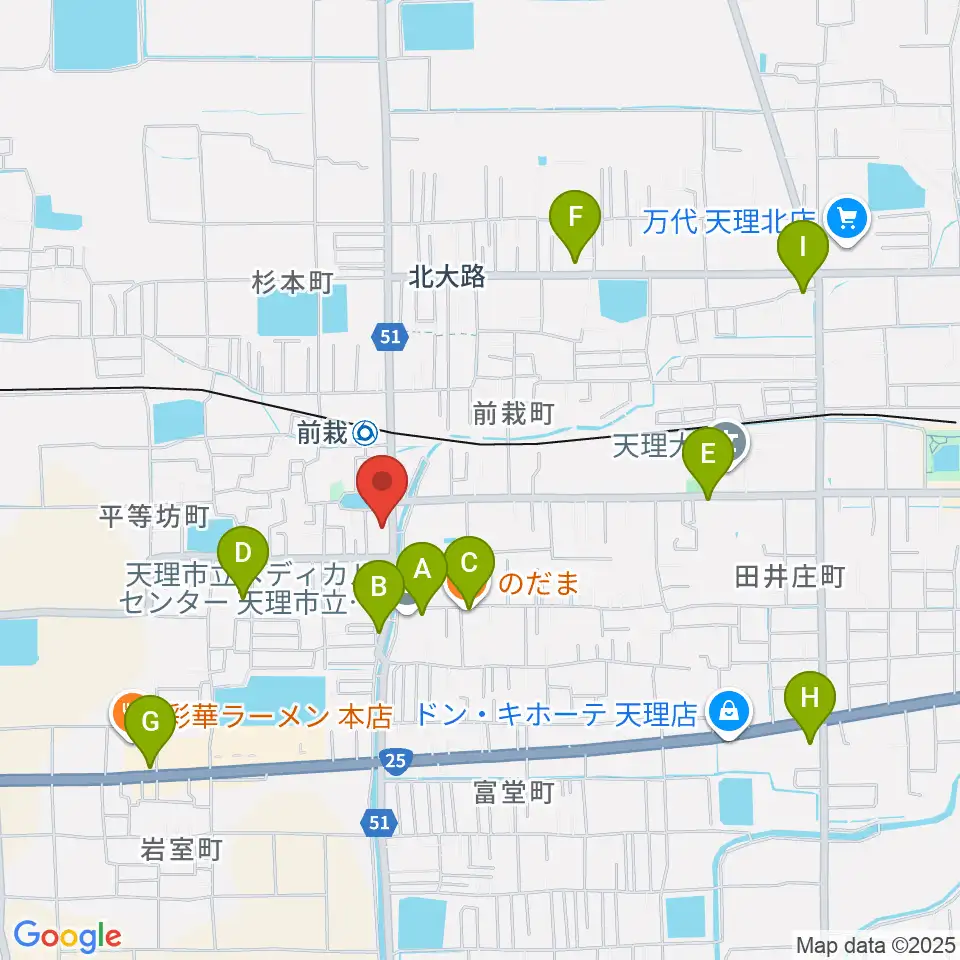 コウキ商事株式会社周辺のカフェ一覧地図