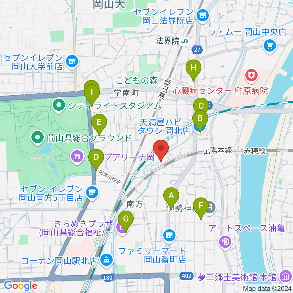 STUDIO S-FORCE周辺のカフェ一覧地図