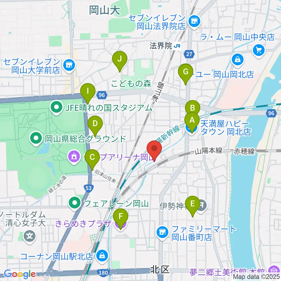 STUDIO S-FORCE周辺のカフェ一覧地図