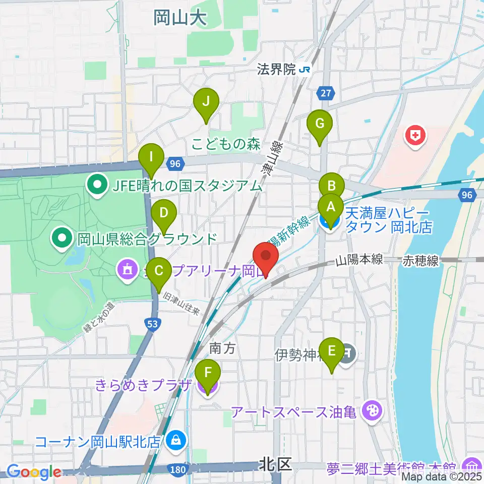 STUDIO S-FORCE周辺のカフェ一覧地図