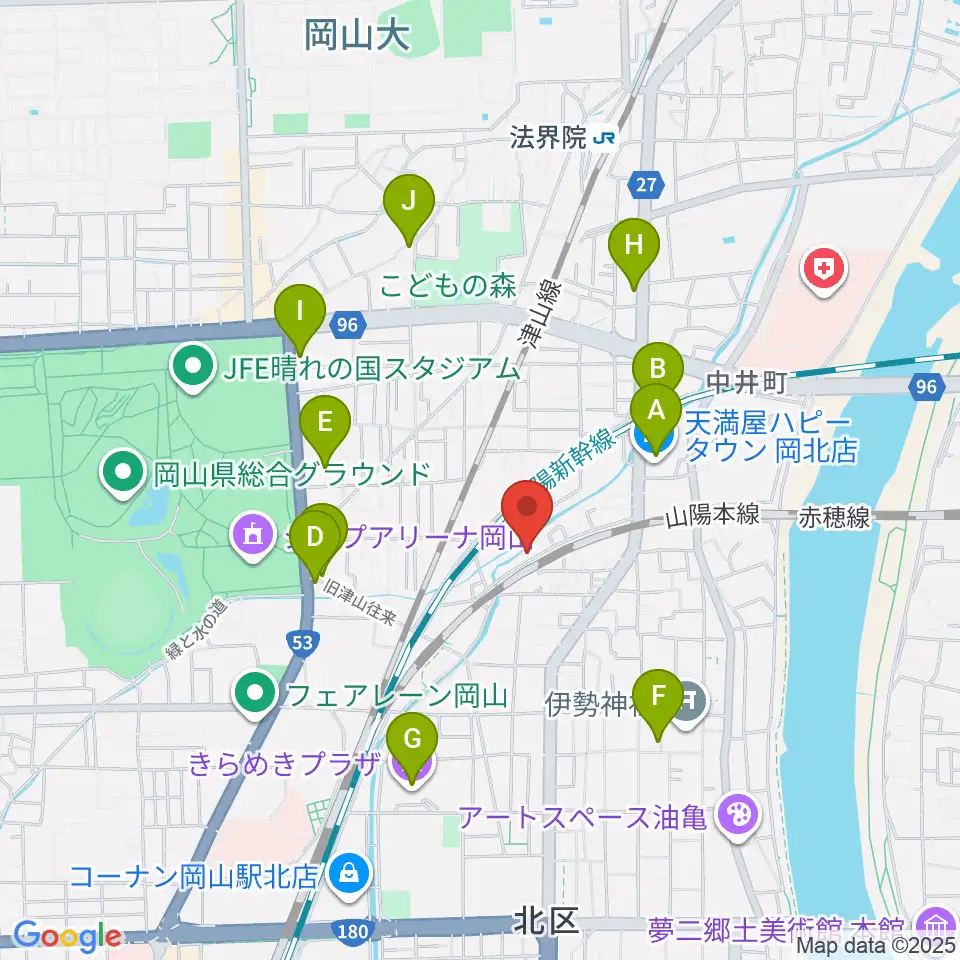 STUDIO S-FORCE周辺のカフェ一覧地図