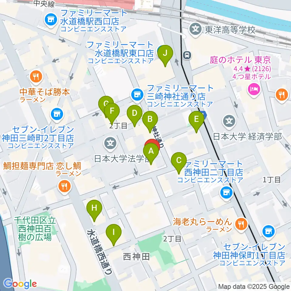 SAY YOU LAB周辺のカフェ一覧地図