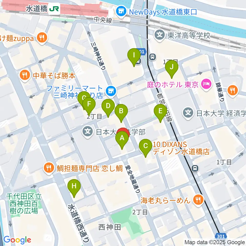 SAY YOU LAB周辺のカフェ一覧地図