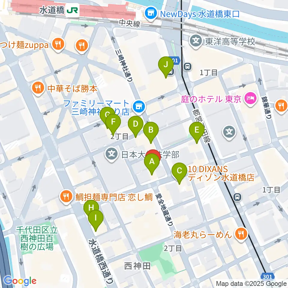 SAY YOU LAB周辺のカフェ一覧地図