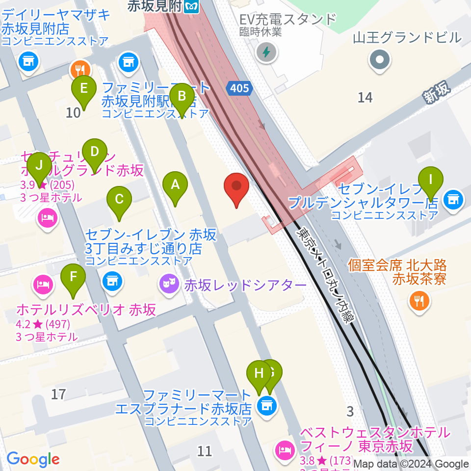 タイクーンミュージック周辺のカフェ一覧地図