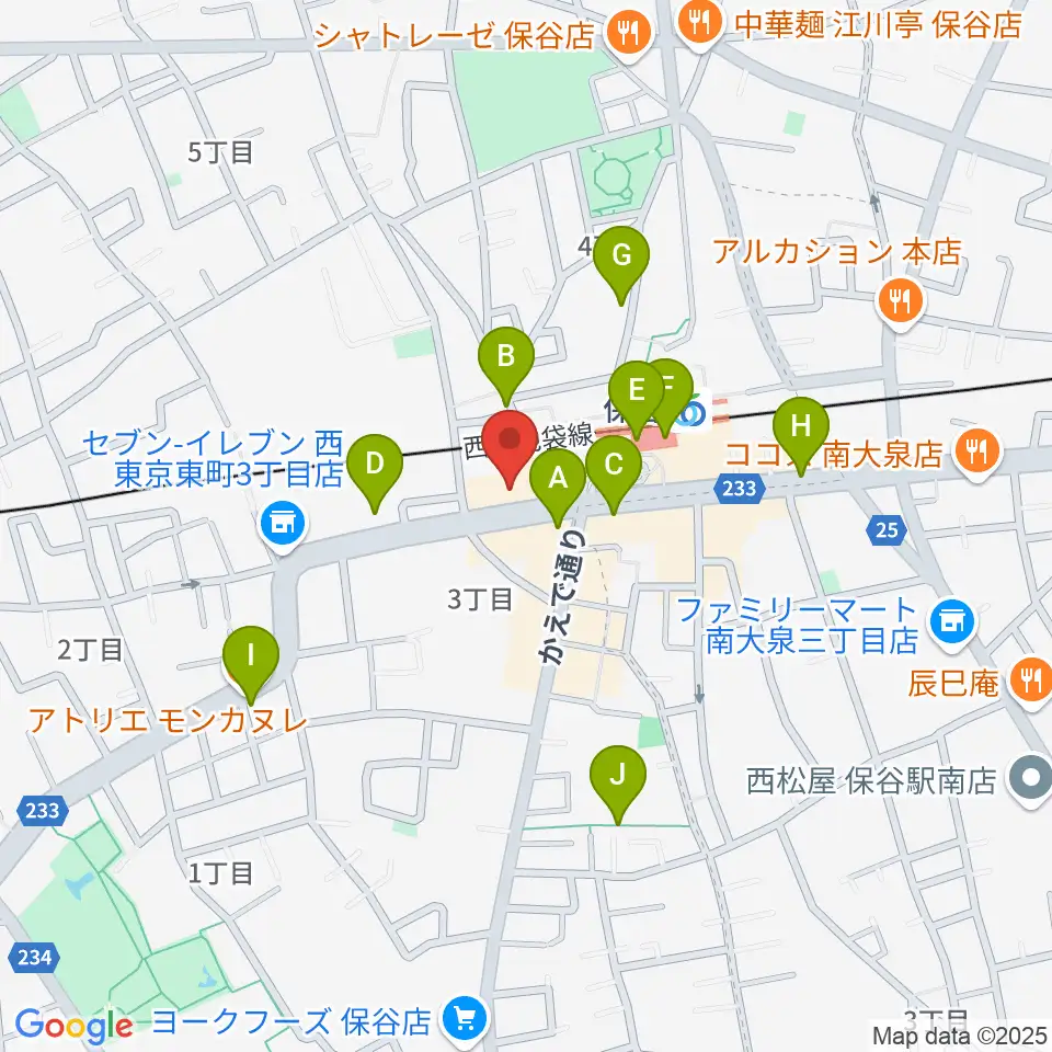 サウンドオフィス・コア周辺のカフェ一覧地図