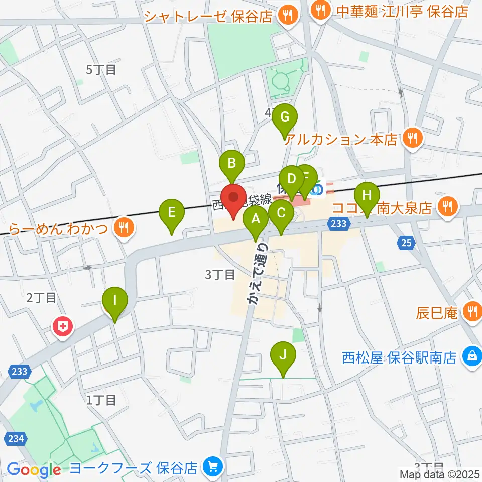 サウンドオフィス・コア周辺のカフェ一覧地図