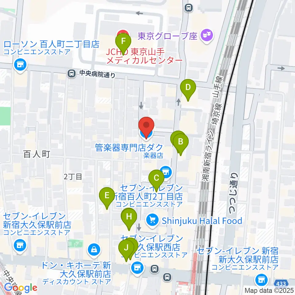 スペースDo(ドゥ)周辺のカフェ一覧地図