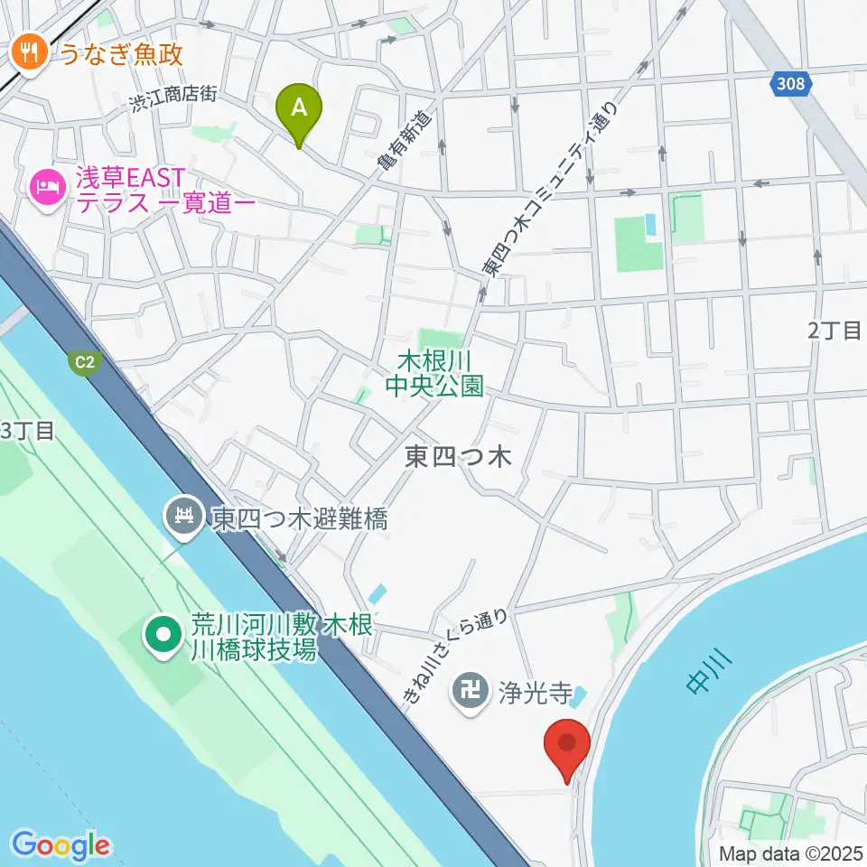 砂田ピアノ調律事務所周辺のカフェ一覧地図