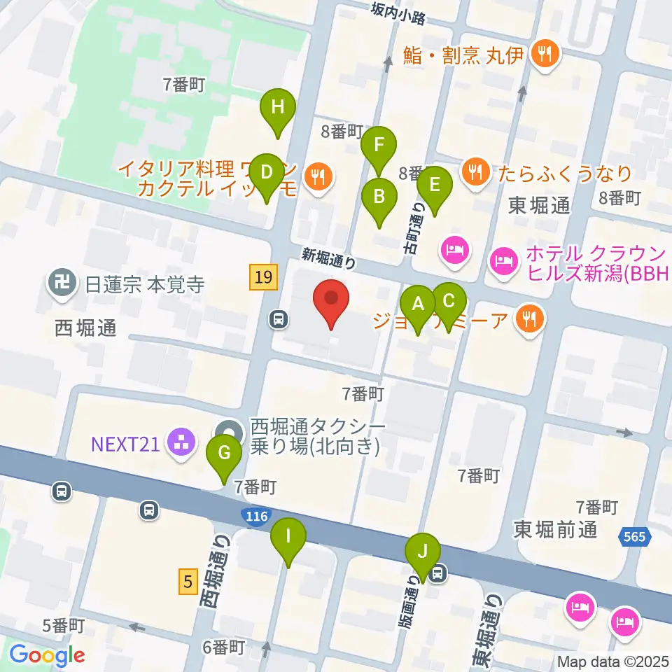 国際音楽・ダンス・エンタテイメント専門学校周辺のカフェ一覧地図