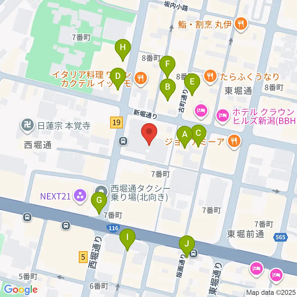 国際音楽・ダンス・エンタテイメント専門学校周辺のカフェ一覧地図