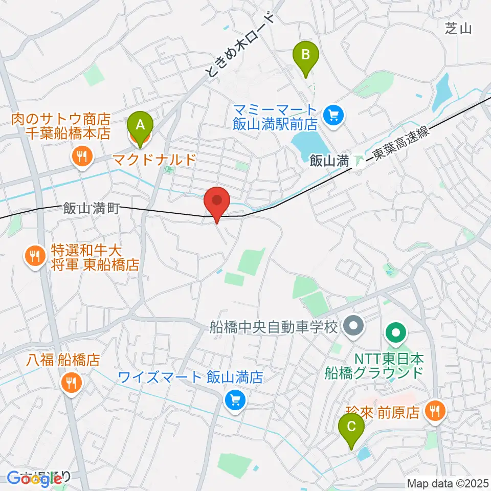 音楽空間SOLA周辺のカフェ一覧地図