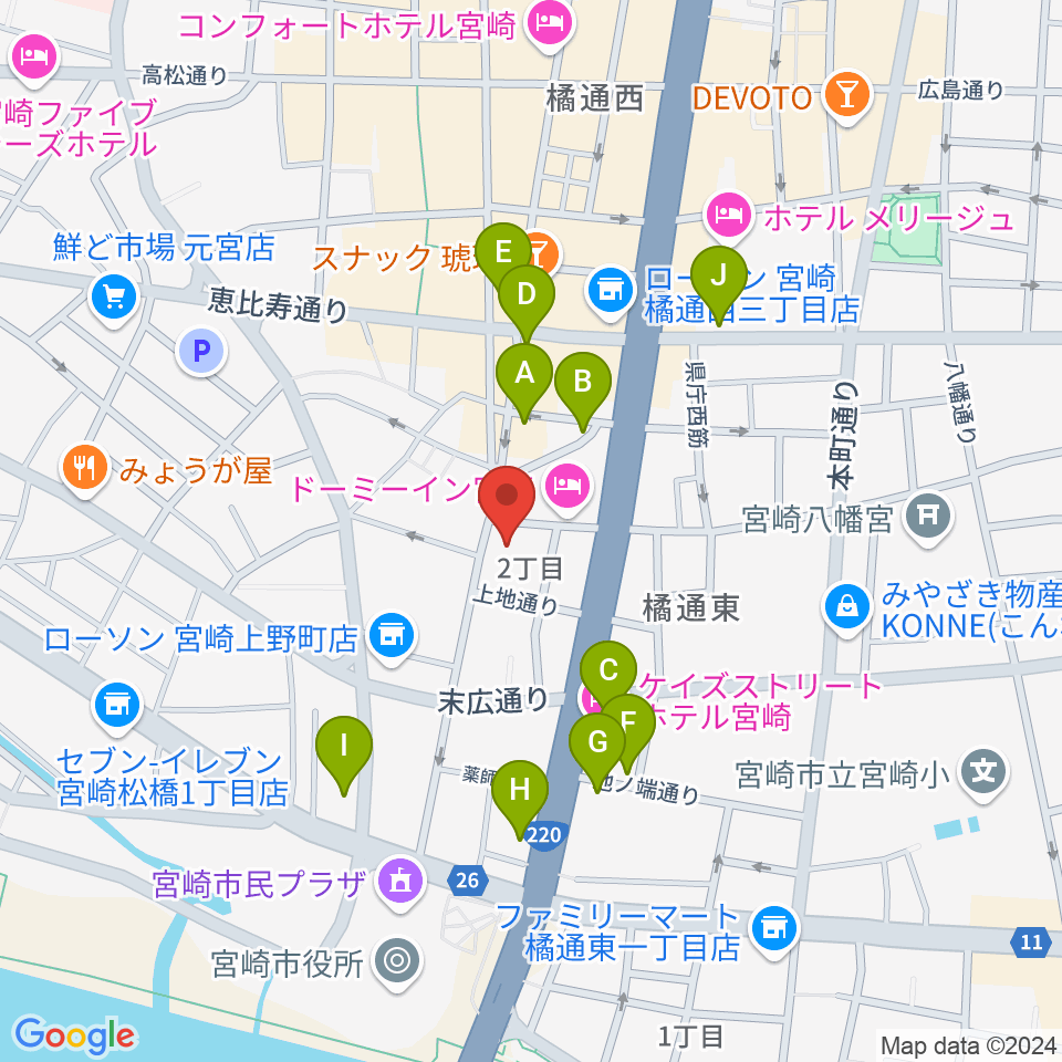 CDプレス匠周辺のカフェ一覧地図