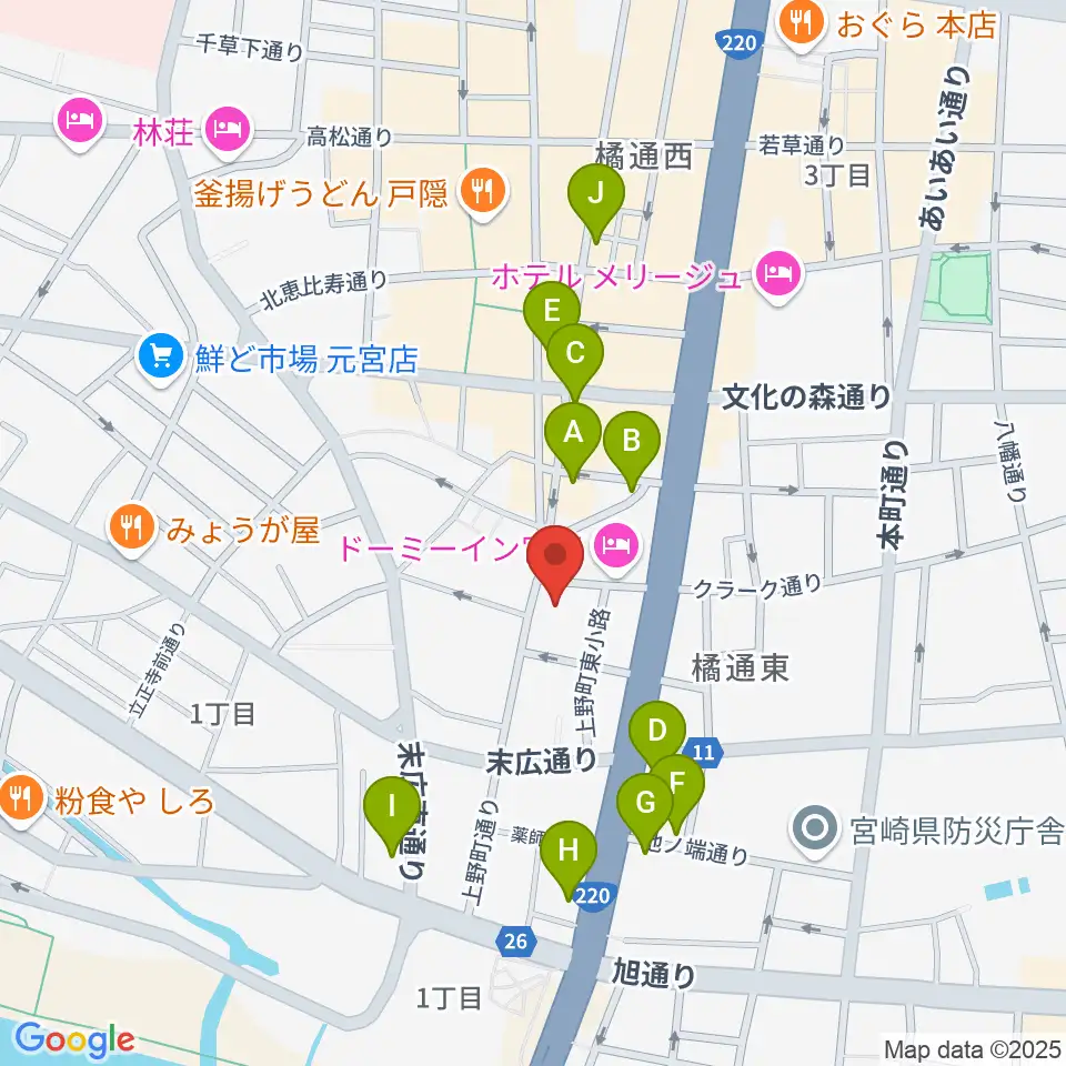 CDプレス匠周辺のカフェ一覧地図