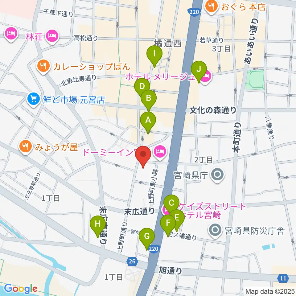 CDプレス匠周辺のカフェ一覧地図
