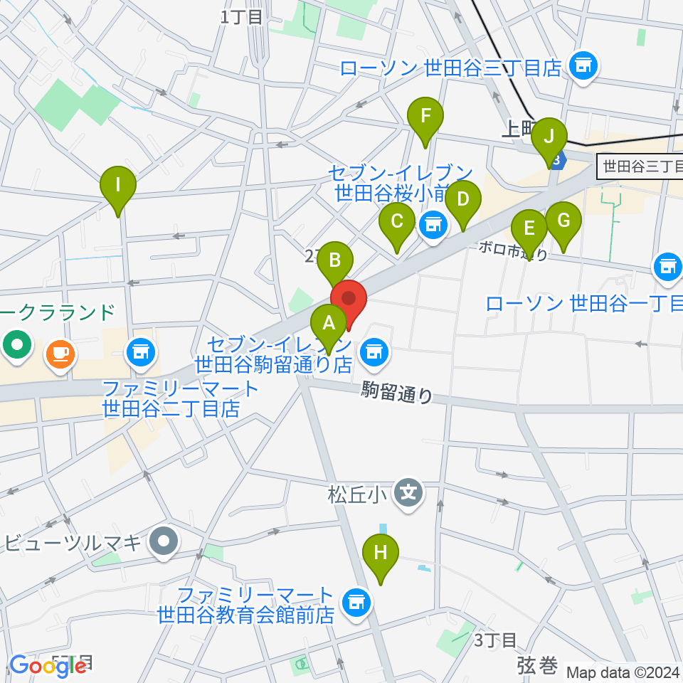 ハイエースサウンドシステムズ周辺のカフェ一覧地図