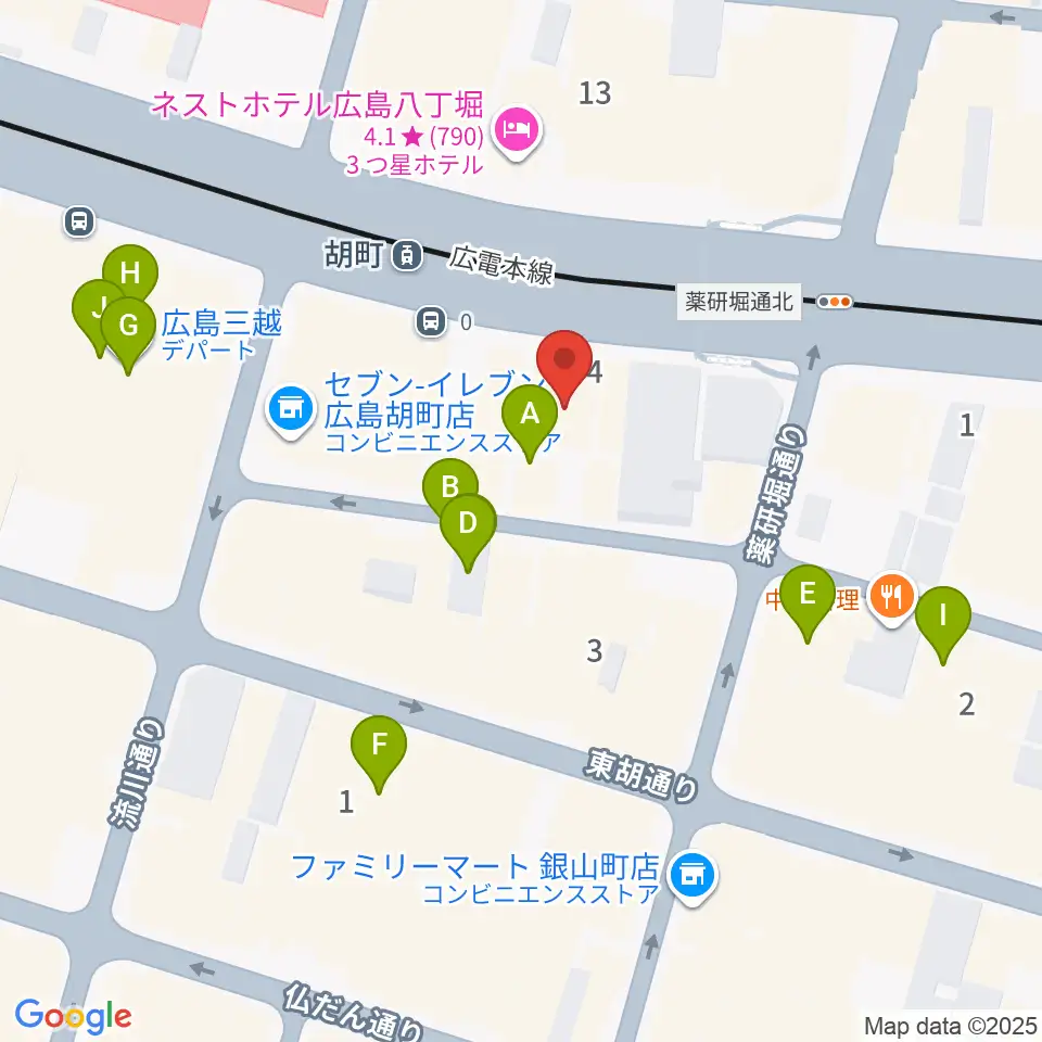NORI SOUND周辺のカフェ一覧地図