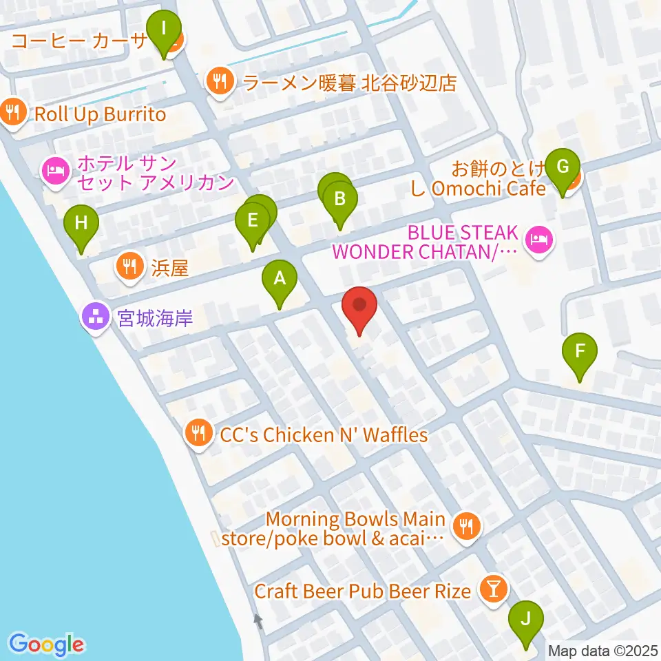 SPREAD SOUND スプレッドサウンド周辺のカフェ一覧地図