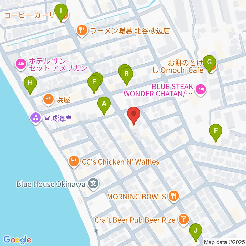 SPREAD SOUND スプレッドサウンド周辺のカフェ一覧地図
