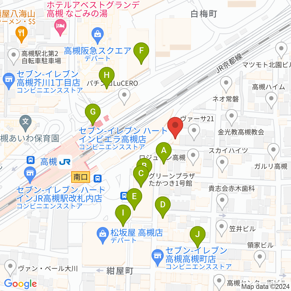 bar T-true周辺のカフェ一覧地図