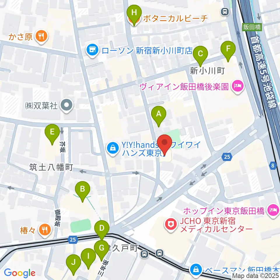 神南スタジオ周辺のカフェ一覧地図