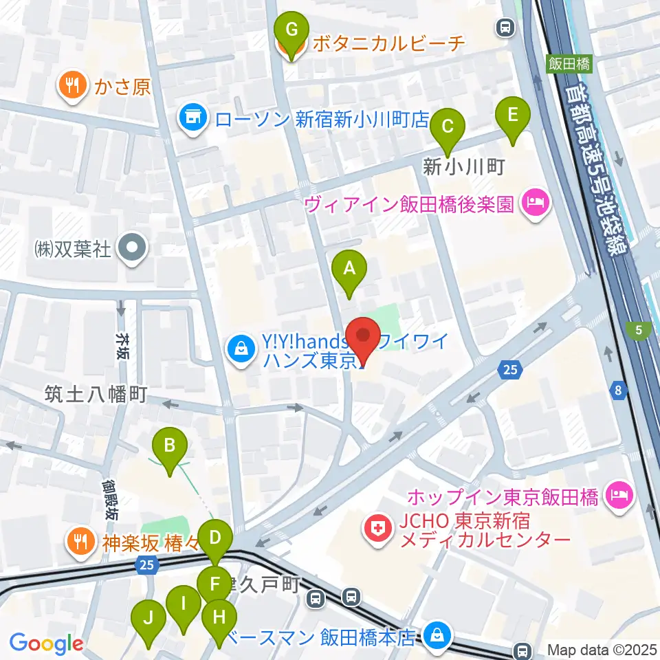 神南スタジオ周辺のカフェ一覧地図