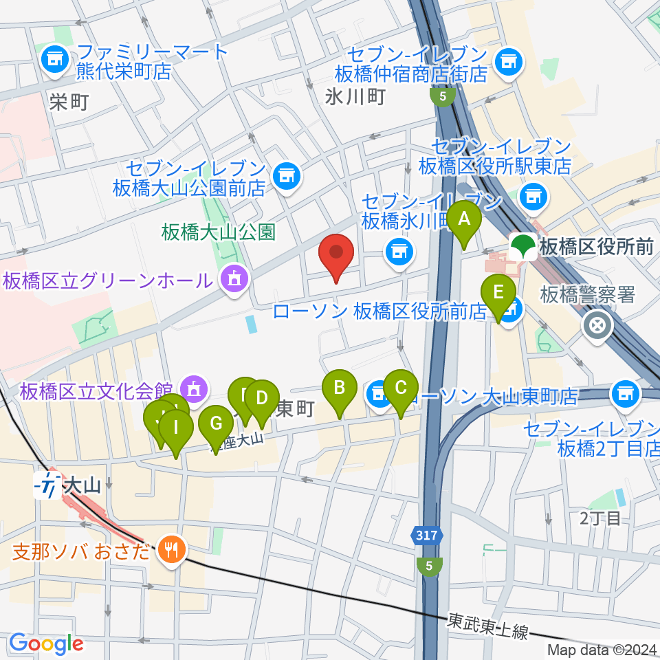 STUDIO ALES周辺のカフェ一覧地図