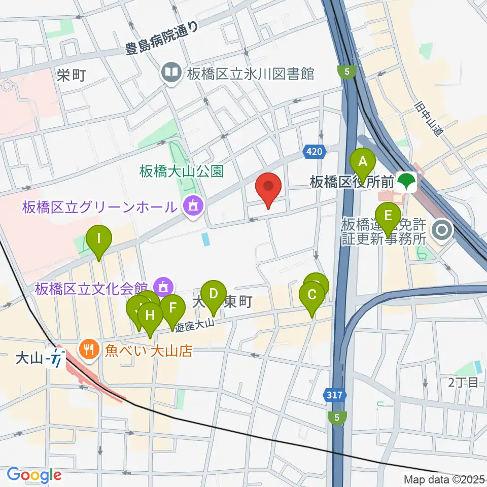 STUDIO ALES周辺のカフェ一覧地図