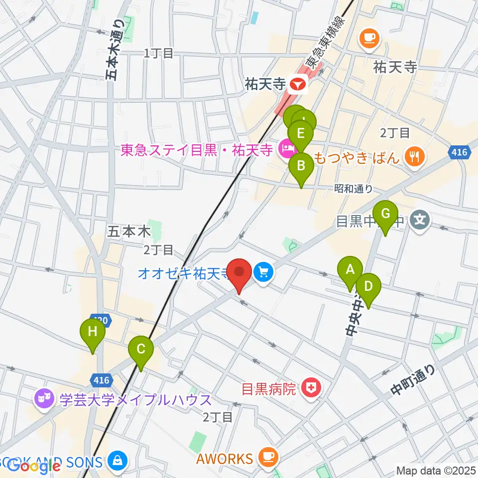 STUDIO MECH周辺のカフェ一覧地図