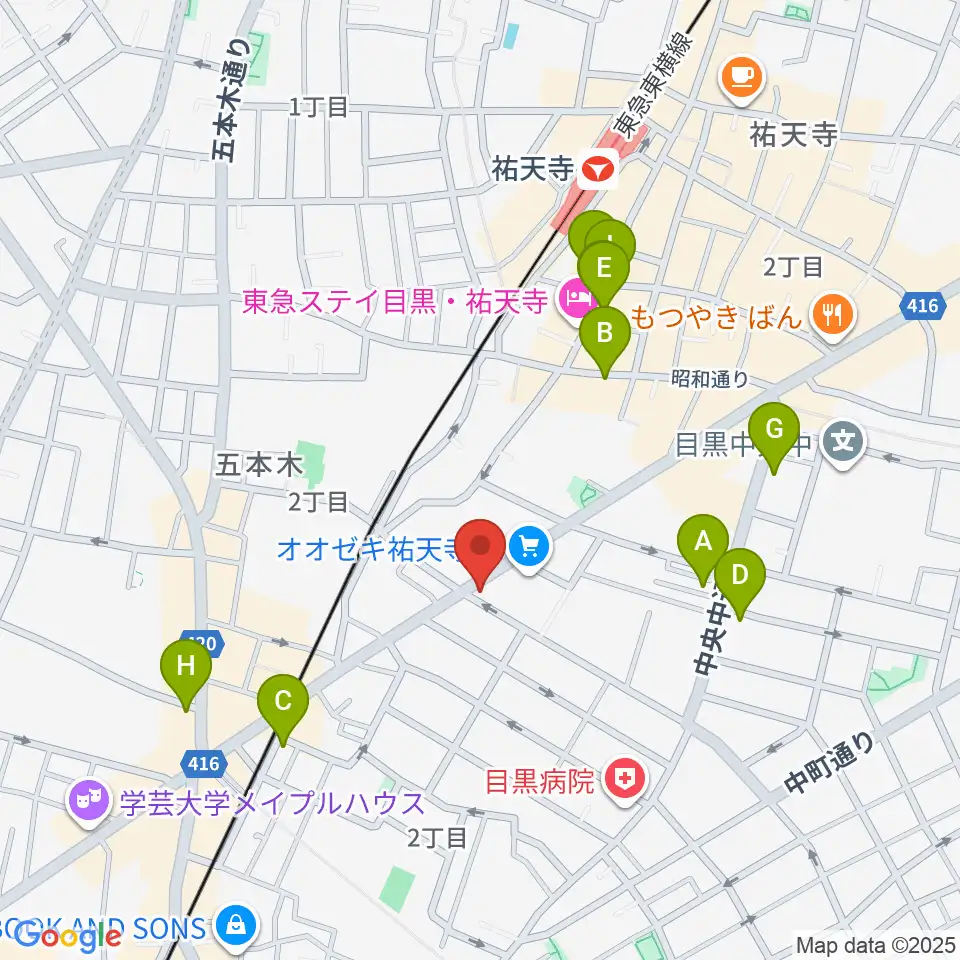STUDIO MECH周辺のカフェ一覧地図
