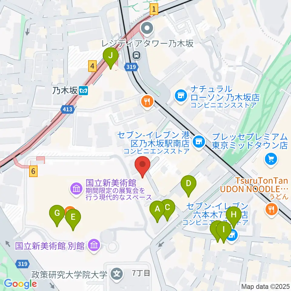 プラネットキングダム周辺のカフェ一覧地図