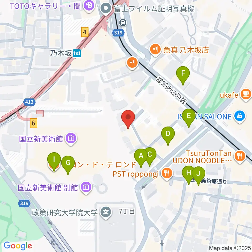 プラネットキングダム周辺のカフェ一覧地図