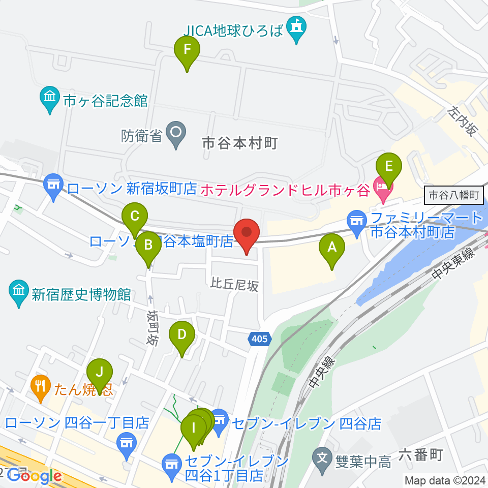 スタジオ サウンドバレイ周辺のカフェ一覧地図