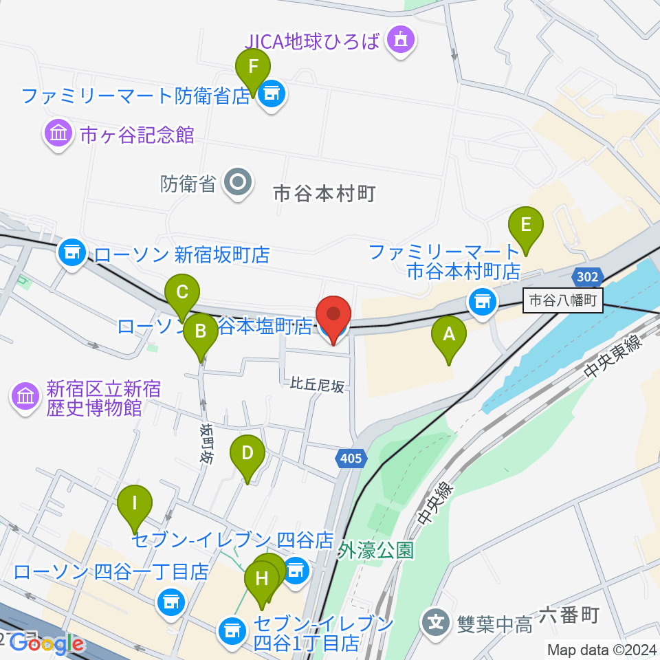 スタジオ サウンドバレイ周辺のカフェ一覧地図