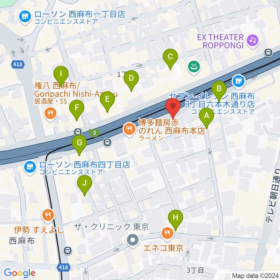 エンドレスエコー周辺のカフェ一覧地図