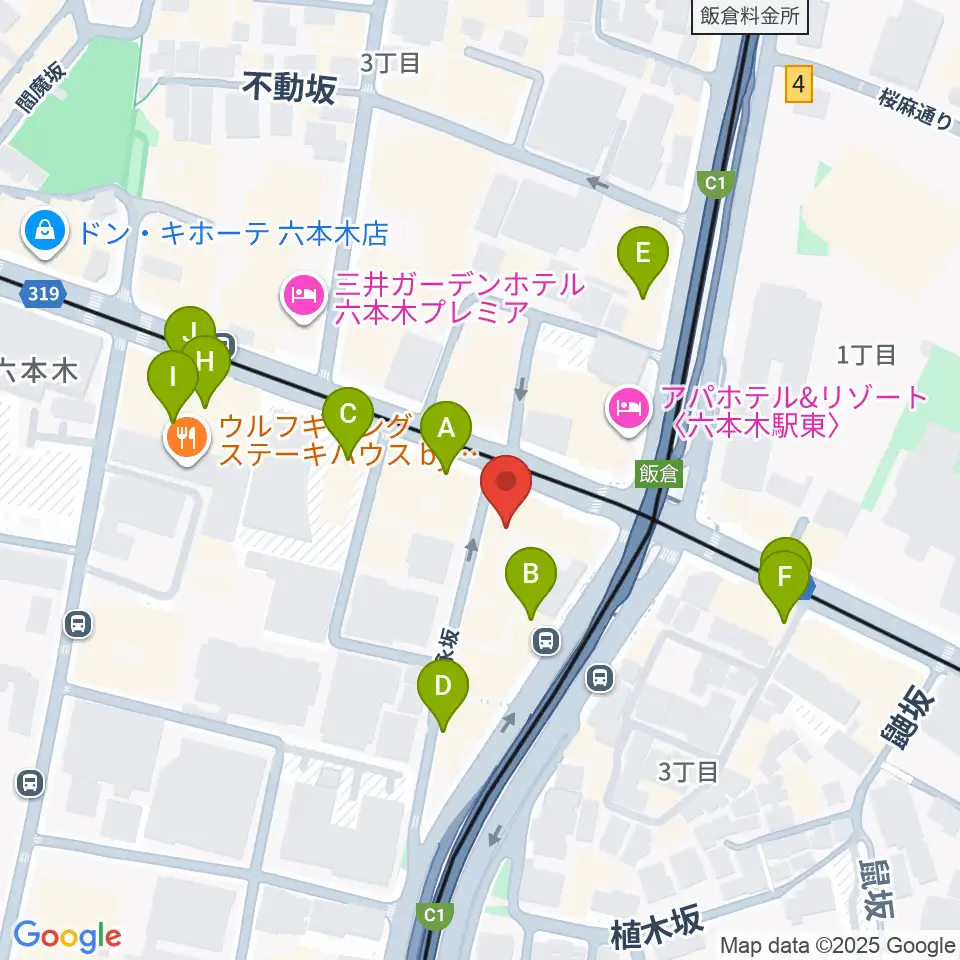 エンドレスエコー周辺のカフェ一覧地図