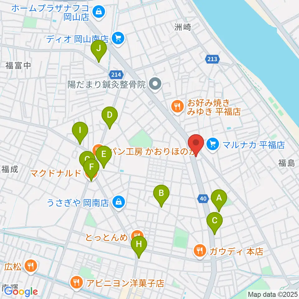 株式会社ピアノファクトリー周辺のカフェ一覧地図
