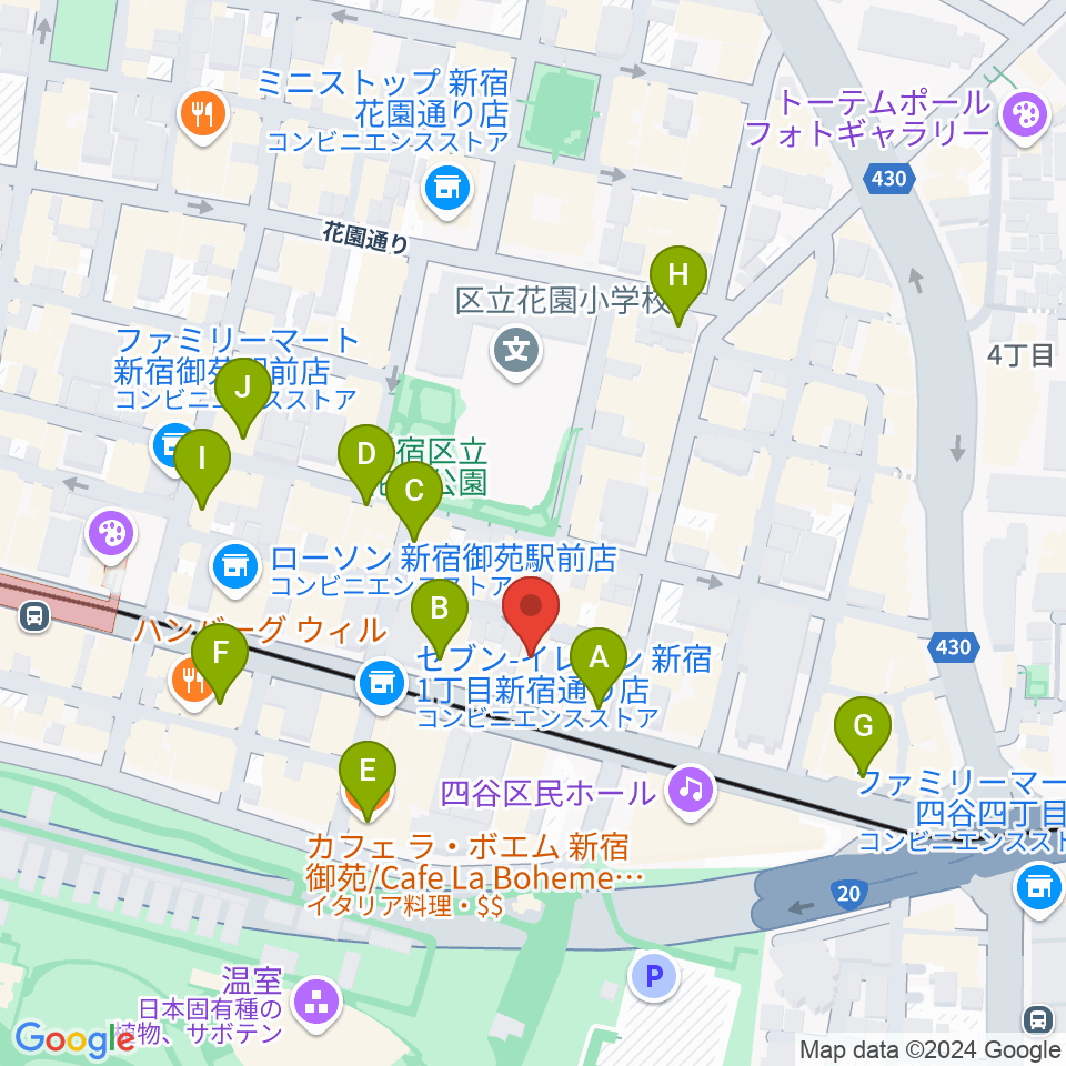 輸入ピアノ.com byカモシタピアノ周辺のカフェ一覧地図