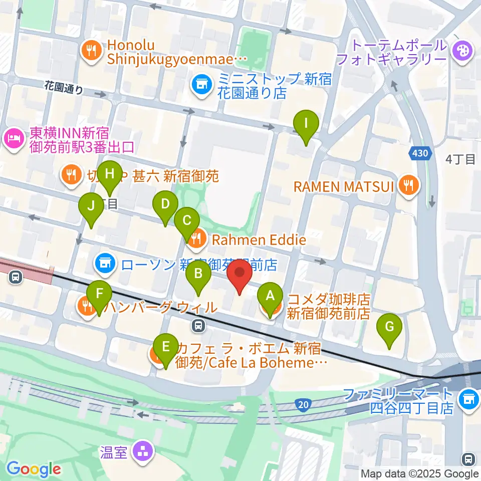輸入ピアノ.com byカモシタピアノ周辺のカフェ一覧地図