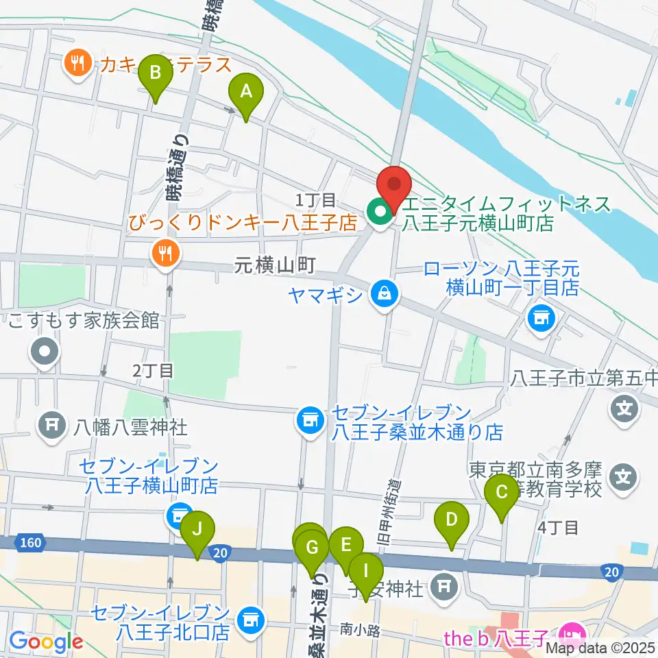 ベヒシュタイン・ジャパン本社 八王子・技術営業センター周辺のカフェ一覧地図