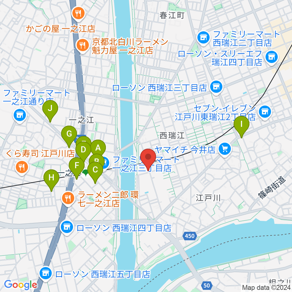 青葉ピアノ周辺のカフェ一覧地図