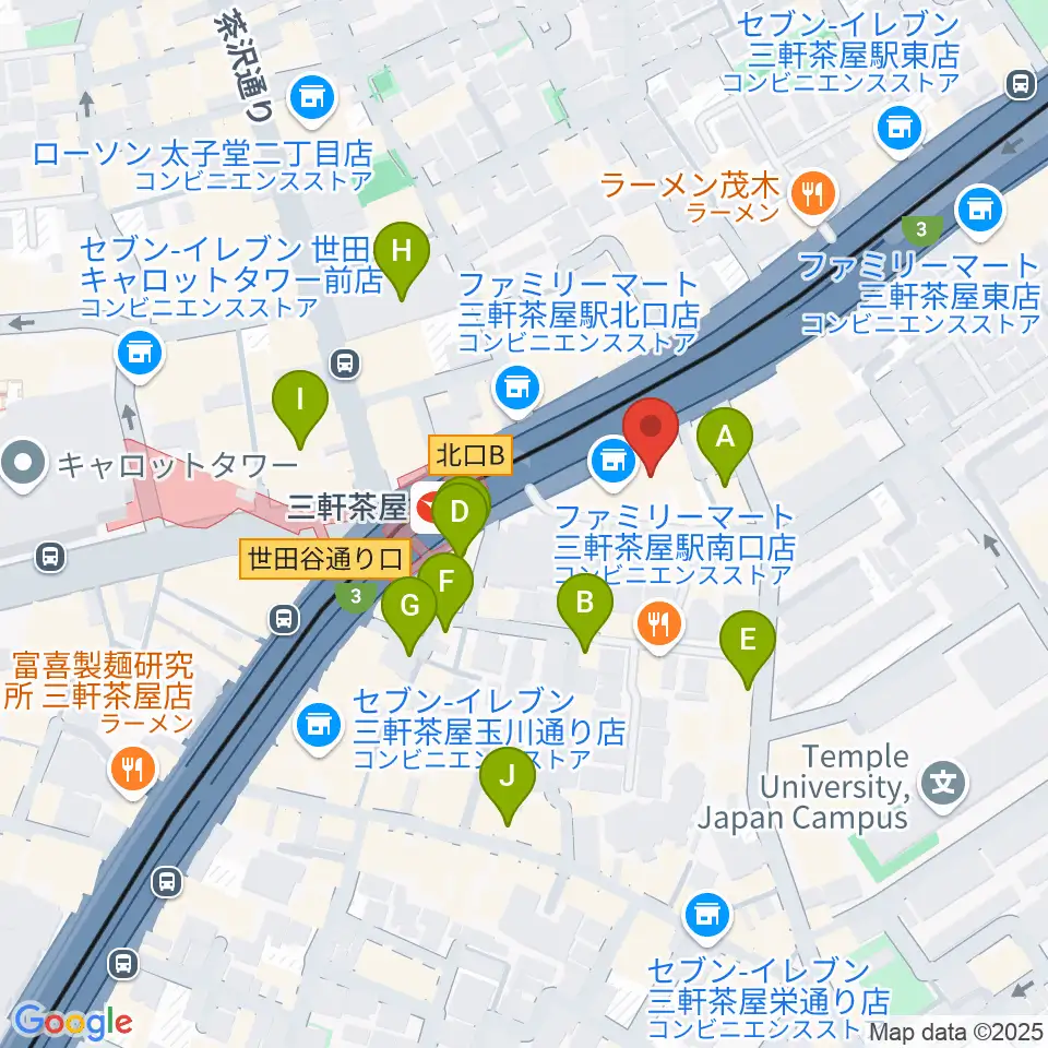 マツオ商会 MATSUO&CO.周辺のカフェ一覧地図