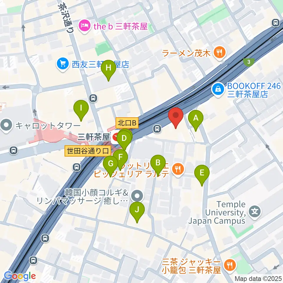 マツオ商会 MATSUO&CO.周辺のカフェ一覧地図