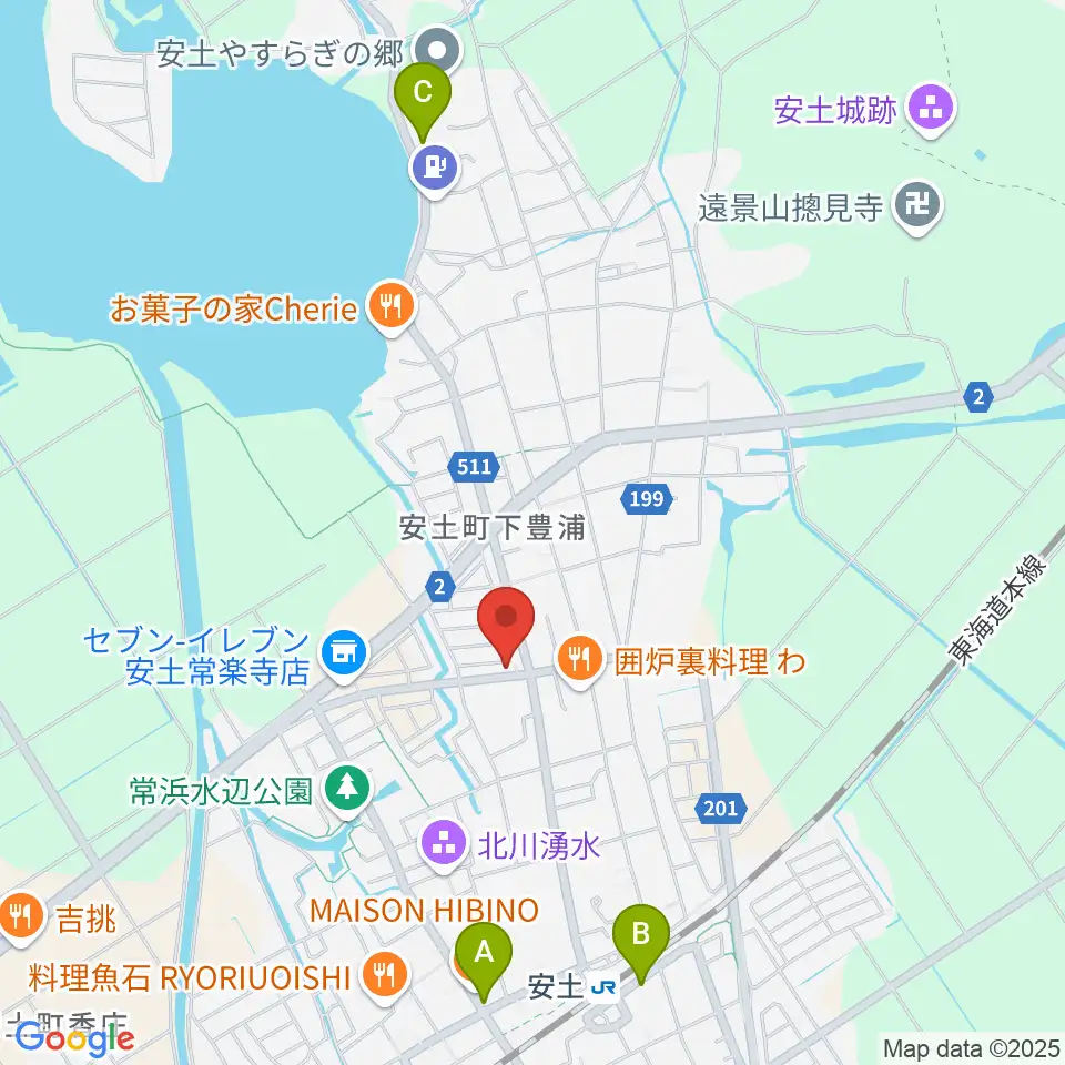 地球雑貨アース･ヴィレッジ周辺のカフェ一覧地図