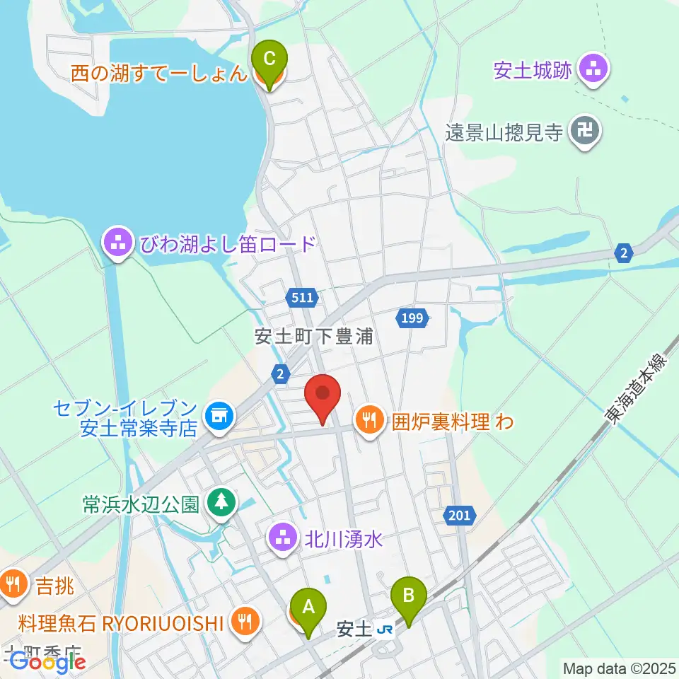 地球雑貨アース･ヴィレッジ周辺のカフェ一覧地図