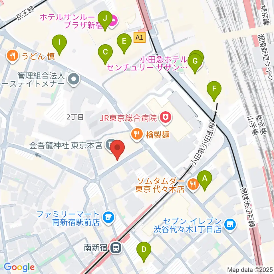 絃楽器のイグチ周辺のカフェ一覧地図