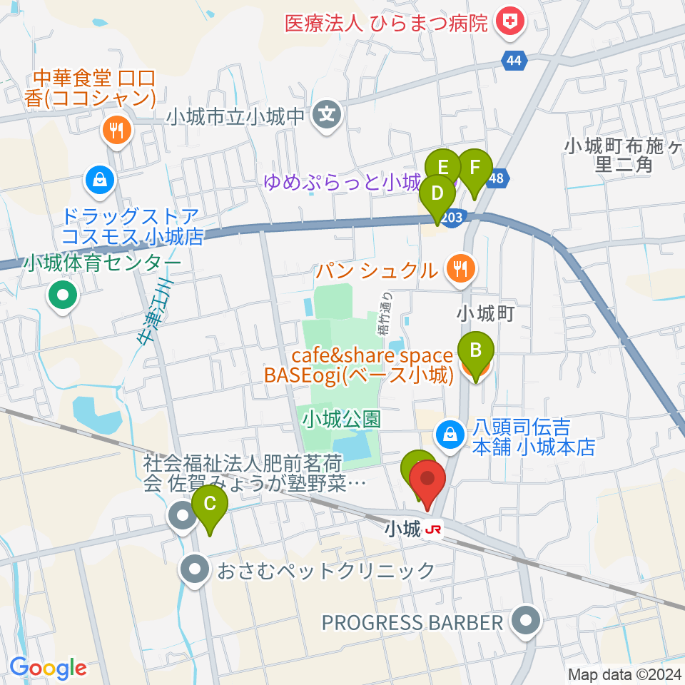 KANファクトリー周辺のカフェ一覧地図